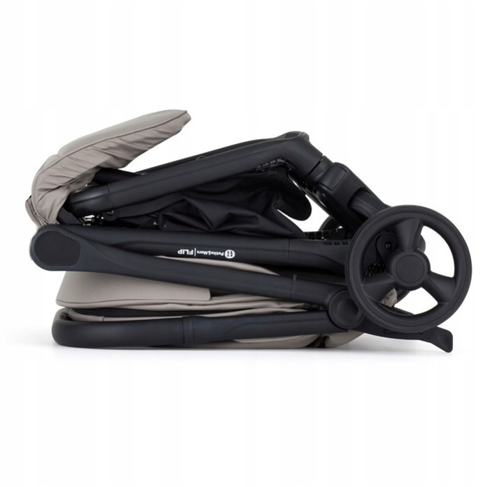 Легка компактна прогулянкова коляска Petite&Mars Flip до 22 кг / Platinum Grey