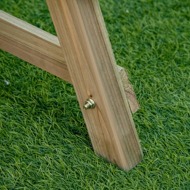 Дерев'яна багаторівнева клумба-сходи 