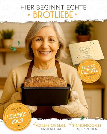 Форма для випікання хліба з кришкою та кошиком для підйому тіста - Robuste 28см, чавун. Ідеальна для випікання хліба, тостів, кексів. Чавунний горщик для випікання хліба, форма для хліба, аксесуари для випікання.