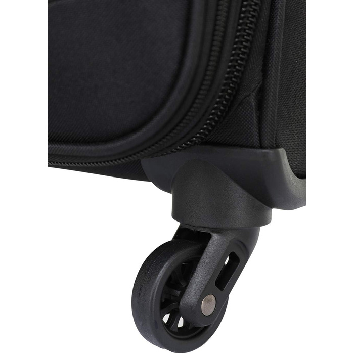 Набір валіз Beibye: великий, середній, маленький з замком, чорний (M+L+XL)