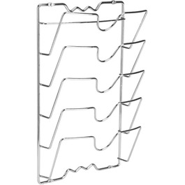 Тримач кришки каструлі-вертикальний зручний кухонний аксесуар Органайзер для каструлі, кришки каструлі, металевої кухонного начиння