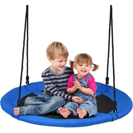 Шоукель DREAMADE для саду: регульована висота, діаметр 100 см, до 150 кг, для дітей та дорослих (блакитний)