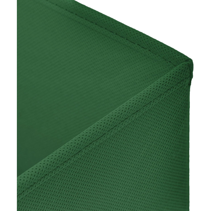Набір StickandShine з 4 складних коробок 28 x 28 x 28 см Складна коробка для зберігання (темно-зелена)