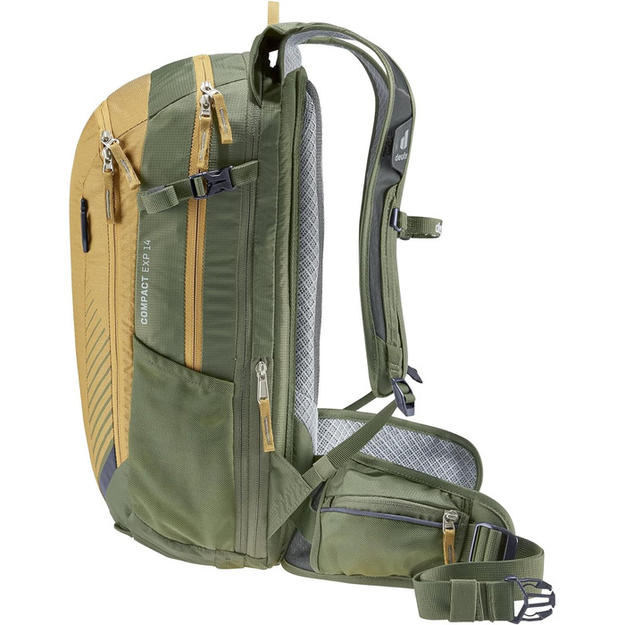 Велосипедний рюкзак deuter Compact EXP 14 (карамель-хакі)