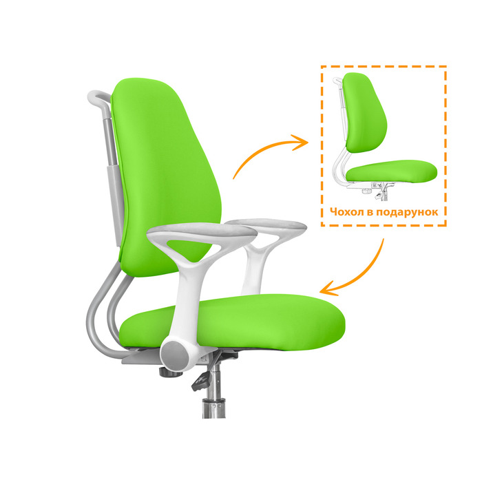 Дитяче крісло ErgoKids Mio Ergo Green (арт.Y-507 KZ)