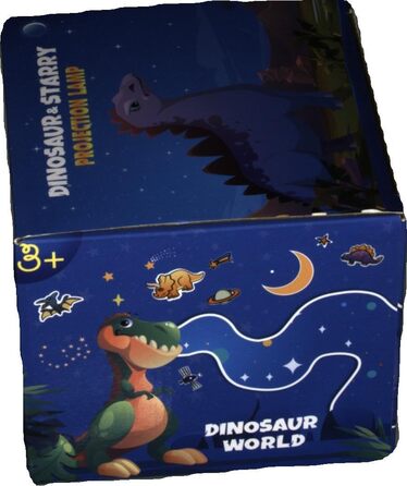 Нічник та проектор Tesoyzii Dino, подарунок для хлопчиків 2-8 років (чорний)