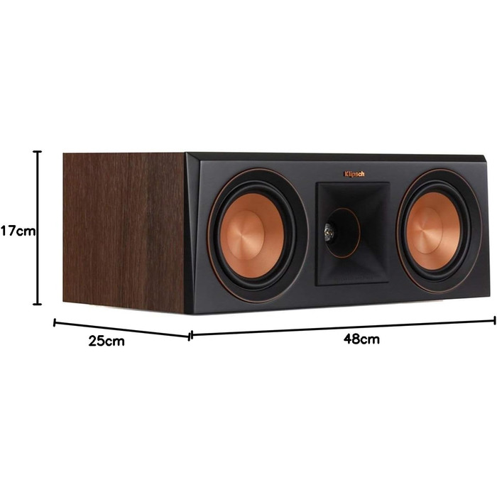 Центральна акустика Klipsch RP-500C горіх