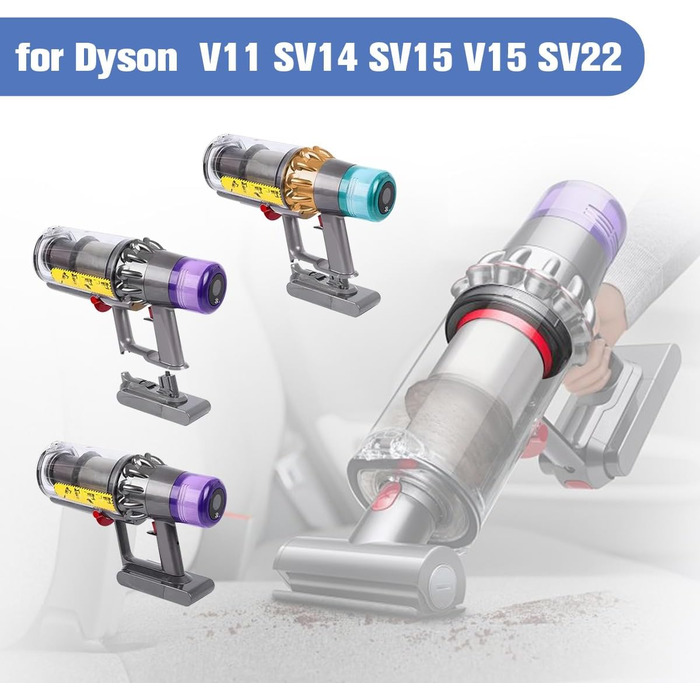 Змінний контейнер для пилу DrRobor для пилососа Dyson V10/V11, аксесуари 969509-01