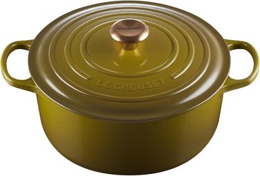 Le Creuset Signature Сковорода-жаровня з кришкою, чавун, Ø 28 см, 4.2 л, Ocean (оливковий зелений)