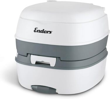 Enders Mobil WC Chemtoilette DELUXE: комфортний портативний туалет для кемпінгу з інтегрованим тримачем для туалетного паперу та вентиляцією