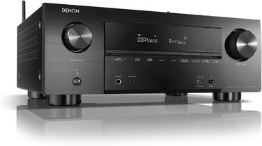 Підсилювач Denon AVC-X3700H 9.2, Alexa, 8K, Bluetooth, Wi-Fi, Dolby Atmos, HEOS, Чорний