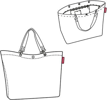 Сумка-шопер Reisenthel Shopper XL Paisley Black – велика, водонепроникна, стильна