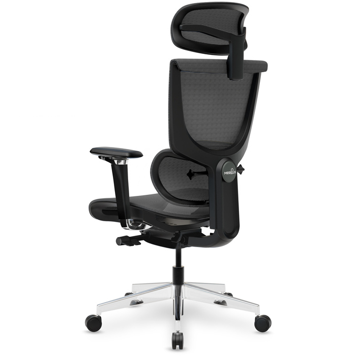 Крісло Mealux S8 Air Black (арт. HF-S8P M/B)