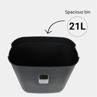 Шредер Desq 20050 для документів | 11 листів, 4 x 35 мм, об'єм кошика 21 л