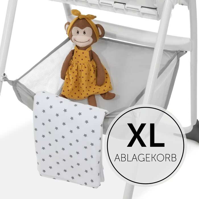 Дитячий стільчик Hauck Sit N Fold Disney (Мікі Маус Grey), 6 місяців - 15 кг, з регульованою спинкою та великим кошиком