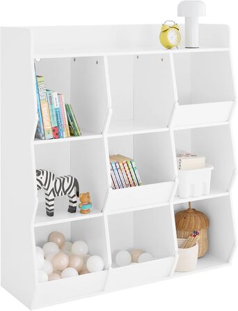 Полиця для дитячих книжок SoBuy Montessori, зелена, 80x104x34 см (KMB55-K-GR)