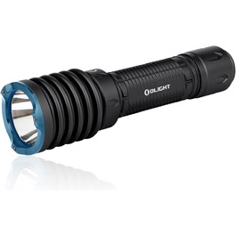 Світлодіодний ліхтарик OLIGHT Warrior x 3 2500 люмен 560 метрів, USB перезаряджається яскравий тактичний ліхтарик IPX8 водонепроникний зі скляним вимикачем для активного відпочинку, кемпінгу, піших прогулянок(чорний)