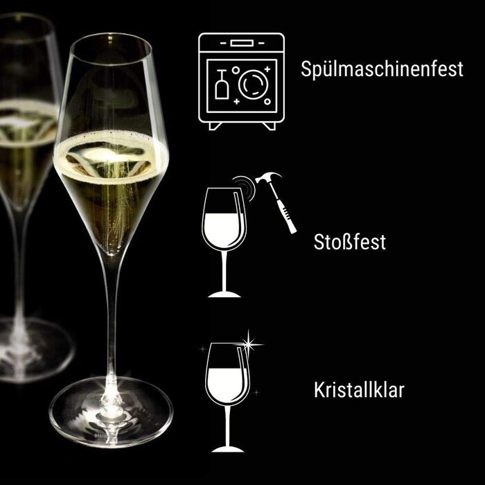 Келихи для шампанського, 290 мл., набір з 2 келихів Stölzle Lausitz