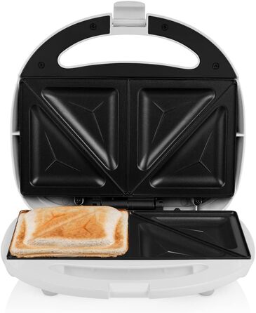 Бутербродниця білий тостер на 2 бутерброди поверхня для смаження 21,5х12см, 750 Вт