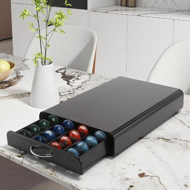 Тримач для капсул кави Cafissimo, металевий, чорний (40 капсул)