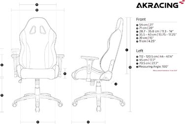 Ігрове крісло AKRacing California Laguna, шкірозамінник, білий, гарантія 5 років