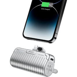 Швидкий зарядний пристрій, сумісний з Samsung, Huawei, USB C, 20W PD Mini PowerBank 5000mAh