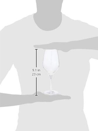 Бокали для білого вина WMF Easy Plus 6 шт, 390 мл, кришталь, прозорі, для посудомийної машини