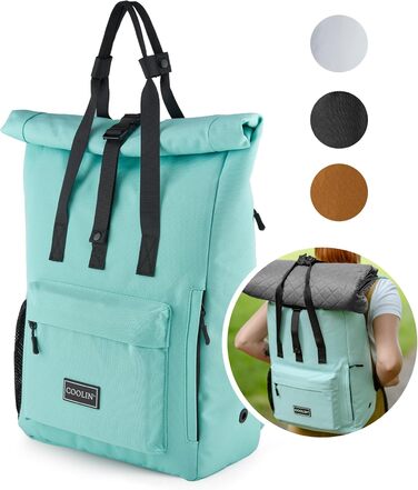 Терморюкзак Coolin' Kühlrrucksack 30L: для пікніків, пляжу, походів. Білий (М'ятний)