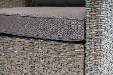 Комплект садових меблів з техноротанга Di Volio Firenze DV-016GF, бежевий, 6 предметів