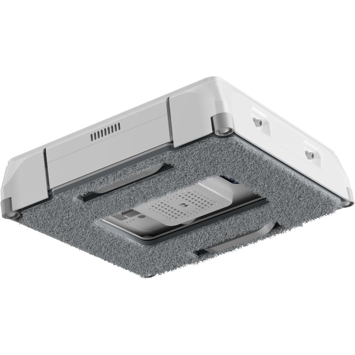 Робот для миття вікон Hutt з пультом дистанційного керування | 2-фазне розпилювальне система та 3800Pa потужність всмоктування | 80 мл бак, розпізнавання країв | Для скла, плитки, дзеркал (4 серветки для миття, страхувальний трос у комплекті) (A1)