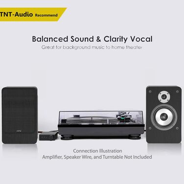 Портативна Bluetooth колонка LONPOO LP-42S: 30W, USB, AUX, 3-дюймовий динамік, дерев'яний корпус