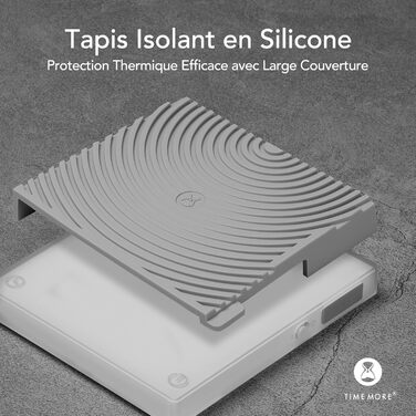 Ваги для кави TIMEMORE з таймером, контролем потоку, точність 0,1г, автоматичний таймер, ємність 2000г, чорний