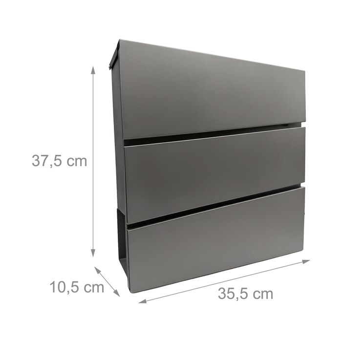 Скріпка Relaxdays з відсіком для газет