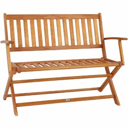 Садова лавка евкаліптове дерево FSC® сертифікована 120x55x90см