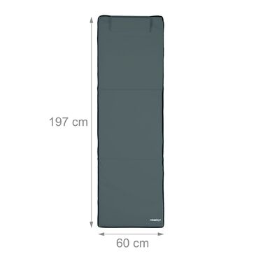 Relaxdays Пляжний килимок із сонцезахисним парасолькою