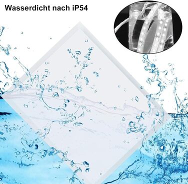 LED дзеркало для ванної кімнати KLGFI з підсвіткою, сенсорним вимикачем та функцією антизапар, 50 x 70 см