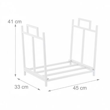 Підставка для дров Relaxdays складна металева