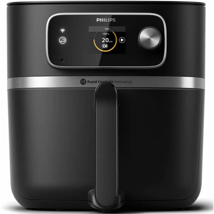 Мультипіч Philips Premium XXL, 7,3 л, на 90 менше жиру, технологія Rapid Air, додаток Рецепти