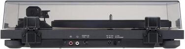 Програвач вінілу Teac TN-280BT-A3 з Bluetooth, алюмінієвим диском, ремінним приводом, ММ фонокоректором, корпусом з MDF, чорний