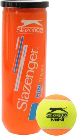 Тенісні м'ячі Slazenger Unisex для початківців, 3 шт. и, рівень 2, низька компресія, помаранчевий