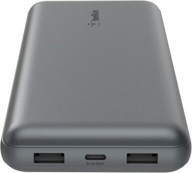 МАг, USB-C/USB-A, для iPhone, Galaxy, Pixel, iPad Space Grey, 20K Power Bank, 20 000