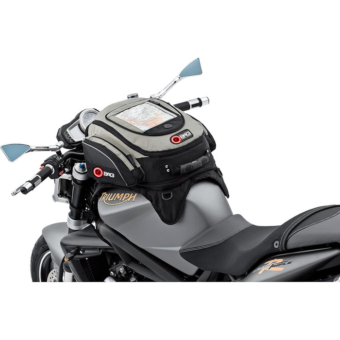 Мотоциклетний магнітний мішок-бак Мотоциклетний магнітний мішок-бак ST07 з ремінцем 22-35 літрів, унісекс, туристичний, літній, нейлон