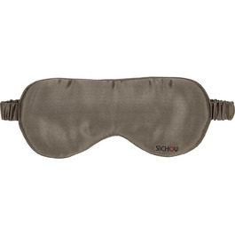 Шовкові спальні окуляри SICHOU FENJA 23 x 10 см Маска для сну зі 100 шовковиці / атласу 19 мм, підходить для літаків для подорожей, алергіків, OEKO-TEX Standard 100 (Umbra Grey)