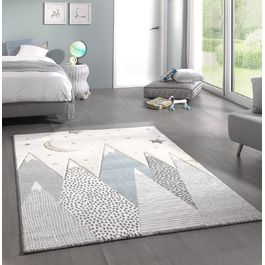 Килим для дитячої кімнати the Carpet Monde 3D Гори 80x150 см