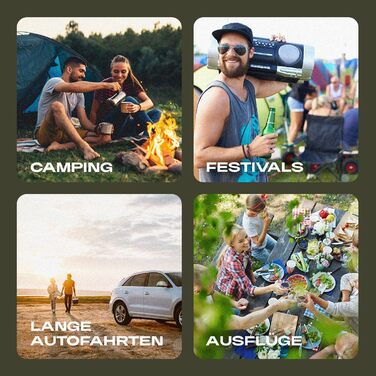Електрична термохолодильник Plug In Festivals DUAL Ice Cube 23L з компресором -120°C, 12V/230V, App-керування, для авто та кемпінгу
