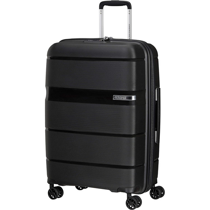 Валіза American Tourister Linex - Spinner M, 66 см, 63 л, чорний (Vivid Black) Чорний (Vivid Black) M (66 см - 63 л)