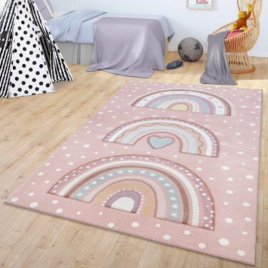 Дитячий килимок TT Home Rainbow Pink, 200x290 см