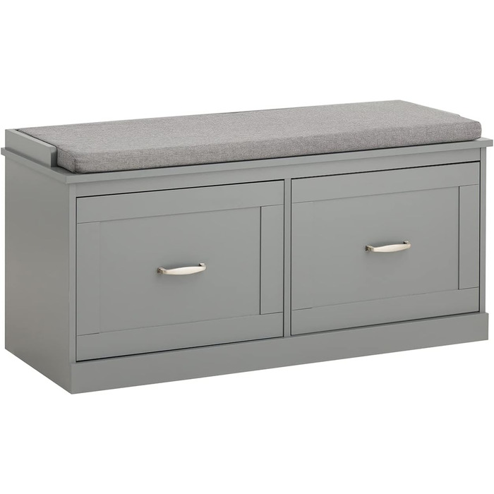 Полка для взуття SoBuy з місцем для сидіння, вузька, 98x49x37 см, FSR131-HG