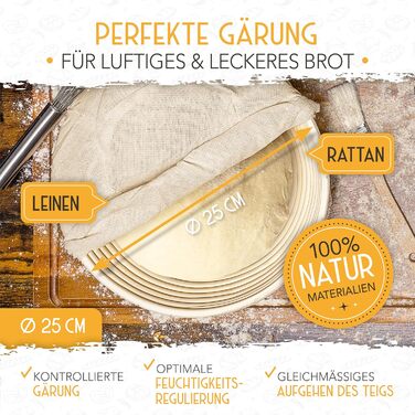 Набір для заквашування хліба Krustenzauber: 2 гнізда для бродіння, 600 мл закваски, аксесуари для випічки