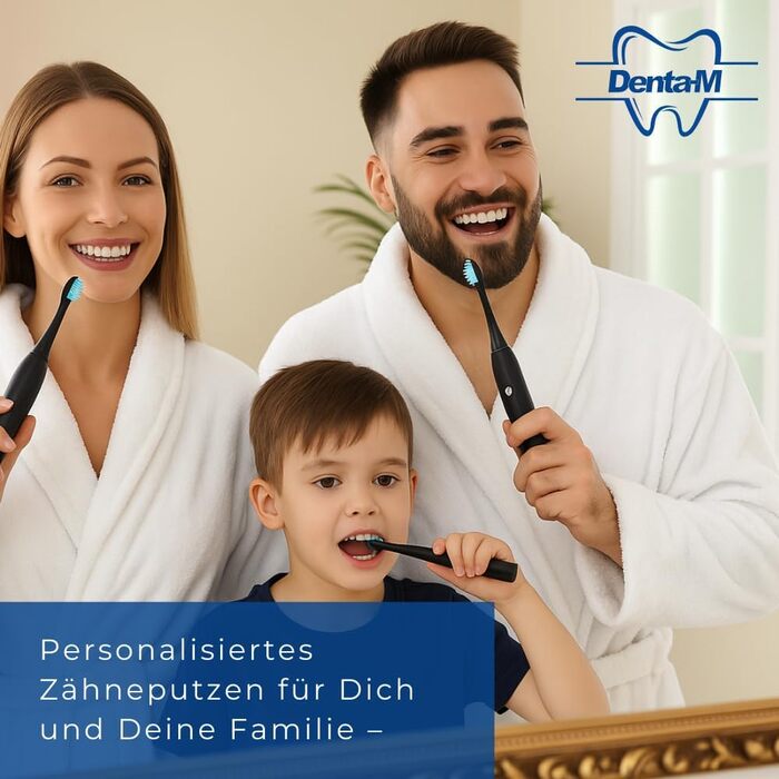 Електрична звукова зубна щітка з 5 режимами та акумулятором на 120 днів – ультразвукова щітка з розумною насадкою (Black 2 змінні насадки)